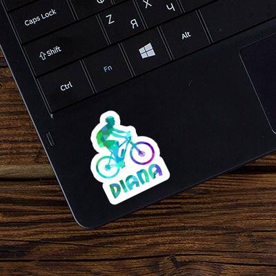 Sticker Biker Diana Notebook Image