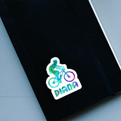 Sticker Biker Diana Notebook Image