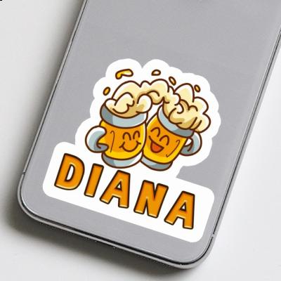 Aufkleber Diana Bier Laptop Image