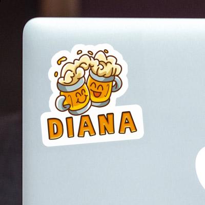 Bière Autocollant Diana Notebook Image