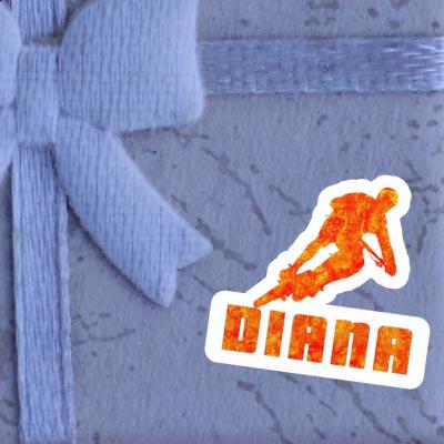 Sticker Biker Diana Notebook Image