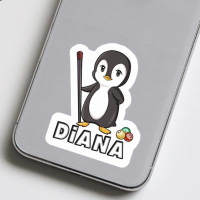 Penguin Sticker Diana Laptop Image