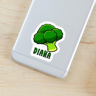 Sticker Broccoli Diana Laptop Image