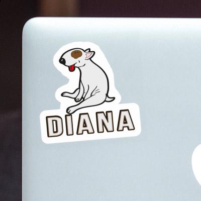 Bull Terrier Autocollant Diana Gift package Image