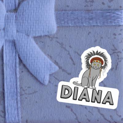 Chat Autocollant Diana Gift package Image