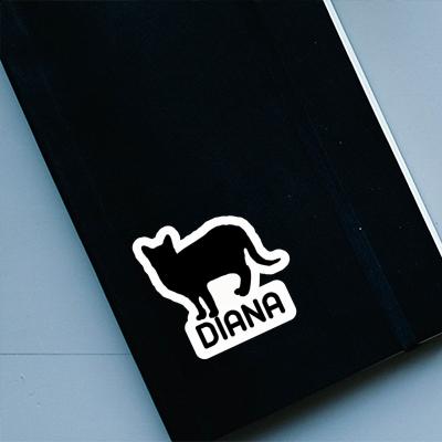 Sticker Cat Diana Notebook Image