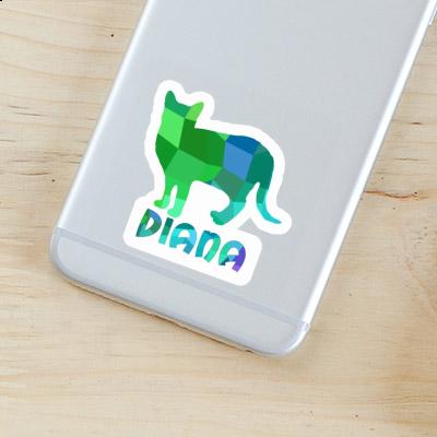 Diana Sticker Cat Notebook Image