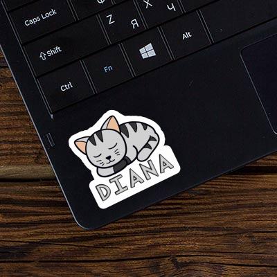 Diana Sticker Cat Laptop Image