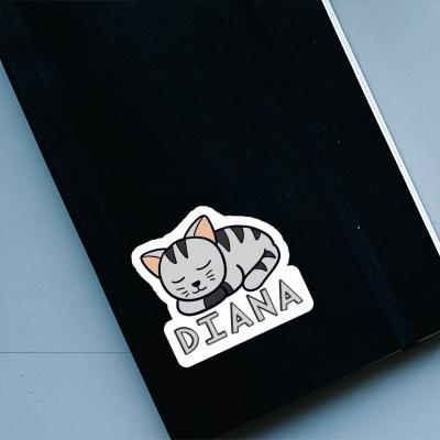 Katze Sticker Diana Notebook Image