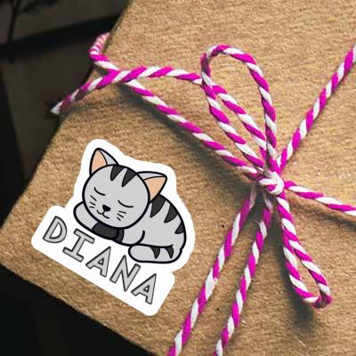 Diana Sticker Cat Notebook Image