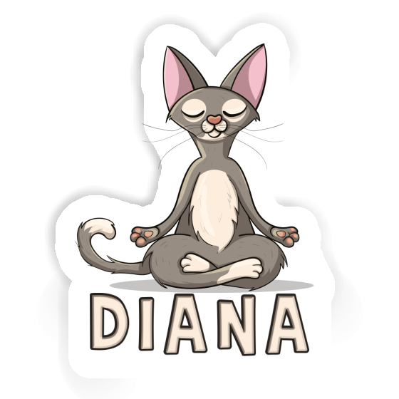 Diana Sticker Yoga Image