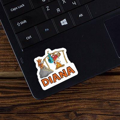 Diana Sticker Cervelat Notebook Image