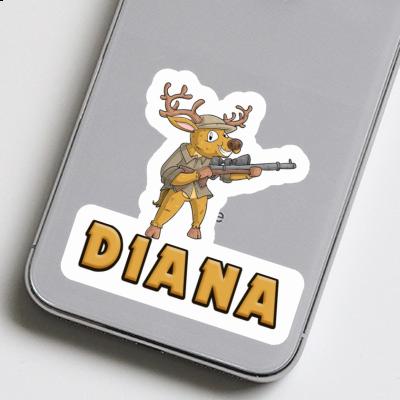 Sticker Deer Diana Laptop Image