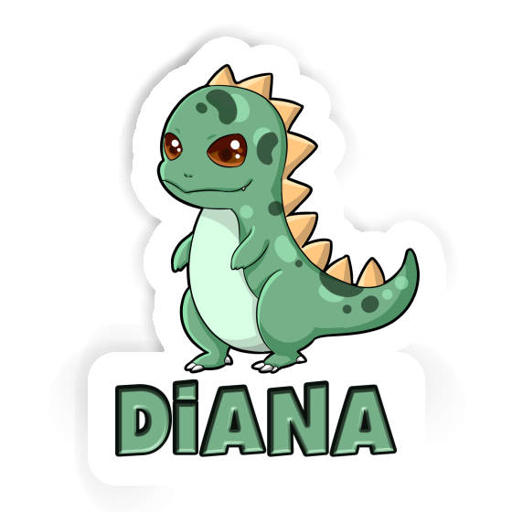 Autocollant Dino Diana Laptop Image