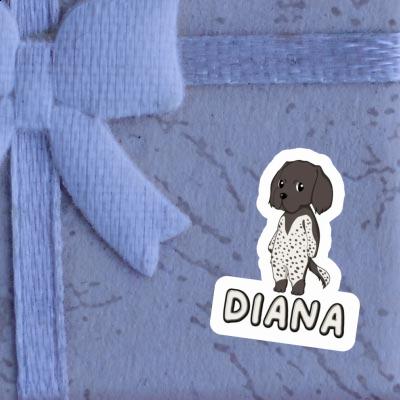 Sticker Small Munsterlander Diana Gift package Image