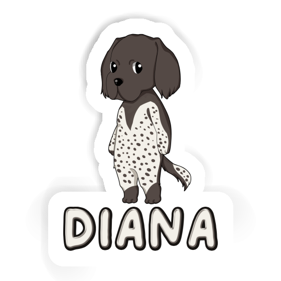 Sticker Small Munsterlander Diana Gift package Image