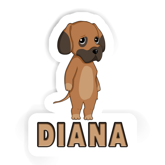 Sticker Diana  Great Dane Gift package Image