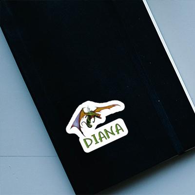 Drache Sticker Diana Image