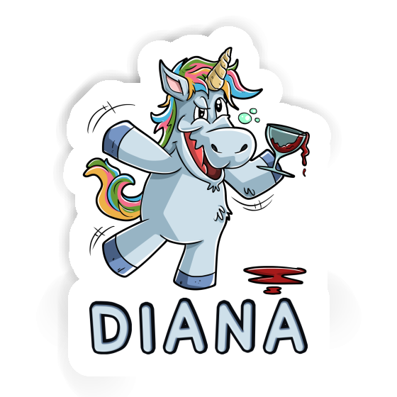 Diana Sticker Wine Unicorn Gift package Image