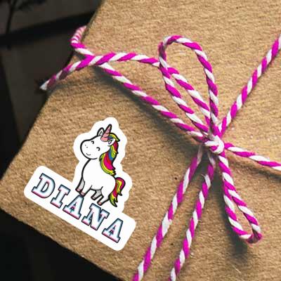 Diana Sticker Unicorn Notebook Image