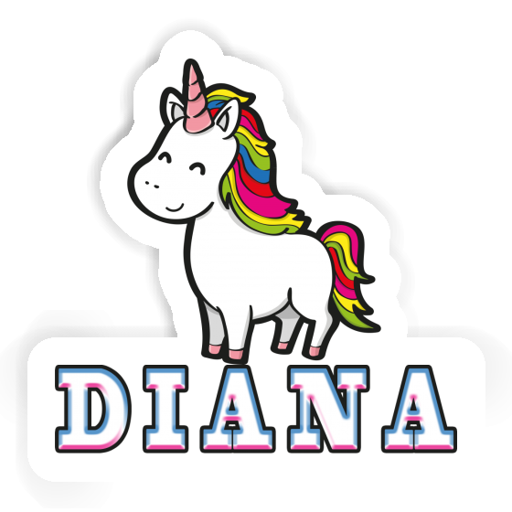 Einhorn Sticker Diana Image