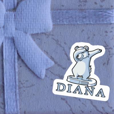 Bär Aufkleber Diana Image