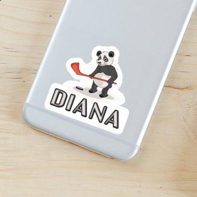 Diana Sticker Eishockey-Panda Laptop Image