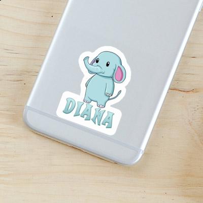 Elephant Sticker Diana Gift package Image