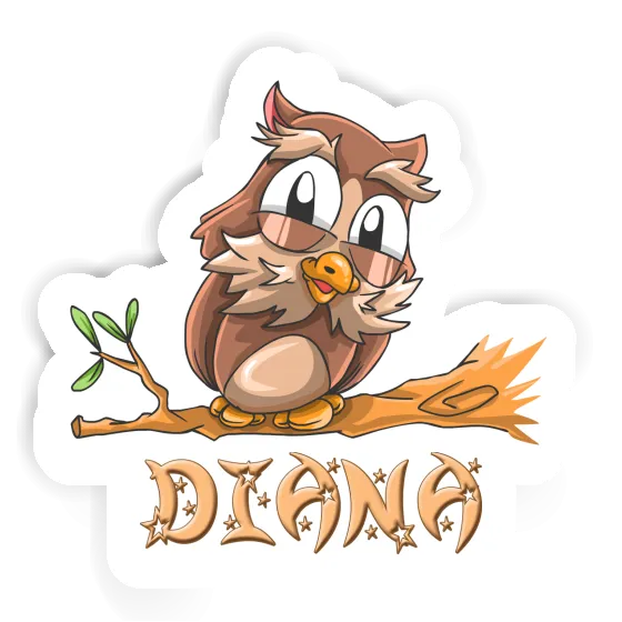 Sticker Diana Owl Image