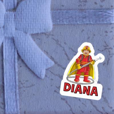 Feuerwehrmann Sticker Diana Notebook Image