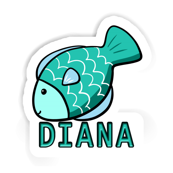 Sticker Fish Diana Gift package Image