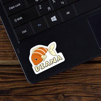 Sticker Fish Diana Notebook Image