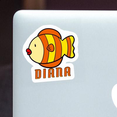 Sticker Fish Diana Notebook Image