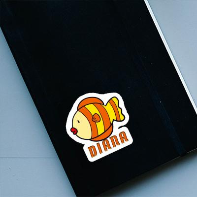 Sticker Fisch Diana Image