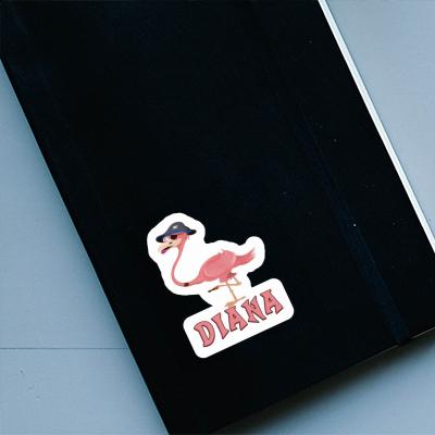 Flamingo Sticker Diana Notebook Image