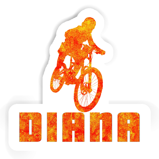 Autocollant Freeride Biker Diana Notebook Image