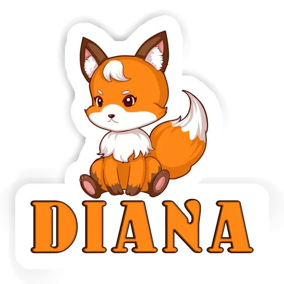 Diana Autocollant Renard Gift package Image