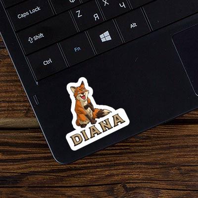 Renard Autocollant Diana Notebook Image