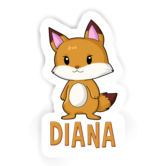 Sticker Fox Diana Notebook Image