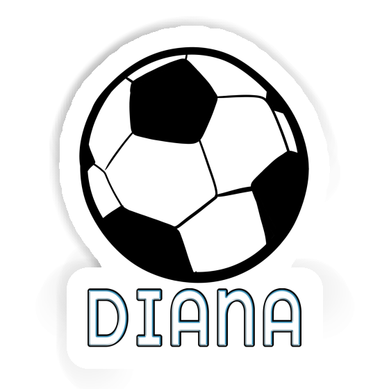 Diana Autocollant Ballon de foot Gift package Image