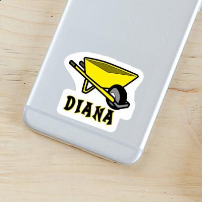 Sticker Wheelbarrow Diana Gift package Image