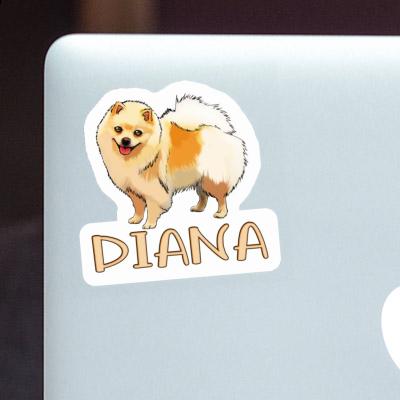 German Spitz Sticker Diana Gift package Image