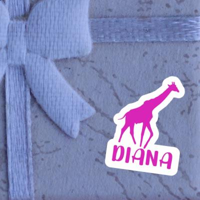 Autocollant Diana Girafe Notebook Image