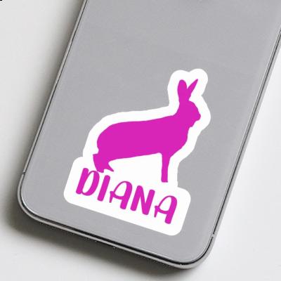 Rabbit Sticker Diana Laptop Image