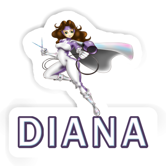 Hairdresser Sticker Diana Gift package Image