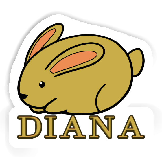 Diana Sticker Hase Laptop Image