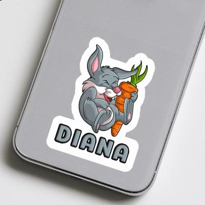 Lapin de Pâques Autocollant Diana Notebook Image