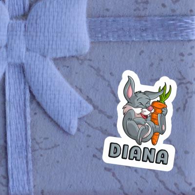 Lapin de Pâques Autocollant Diana Notebook Image