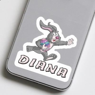 Sticker Diana Easter bunny Laptop Image