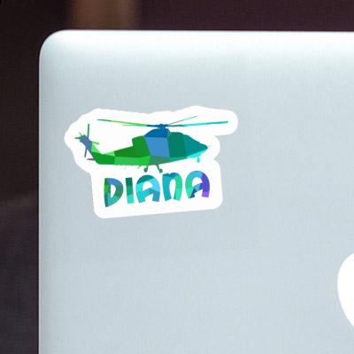 Sticker Diana Helicopter Gift package Image